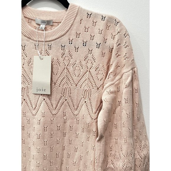 NWT Joie Women's Size S PHILLIPA Pointelle Knit Sweater MSRP $248 - Picture 5 of 12
